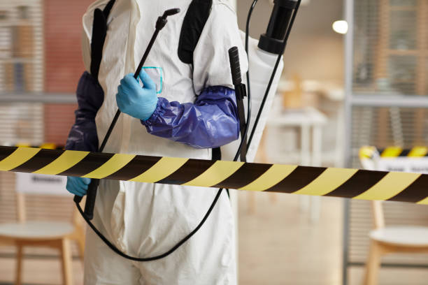 Professional Biohazard technician working in Grandview, WA